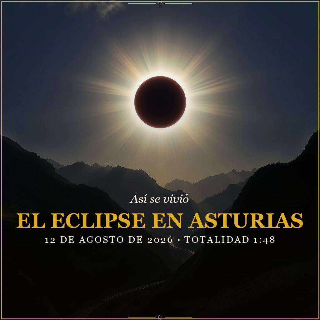 Así se vivió el Eclipse de 2026 en Asturias: Crónica y Fotos
